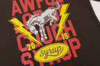 THAT'S A AWFUL LOT OF COUGH SYRUP Bull Lightning Graphic T-Shirt ¡ª detail