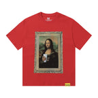 THAT'S A AWFUL LOT OF COUGH SYRUP Mona Lisa Graphic Short-Sleeve T-Shirt ¡ª front
