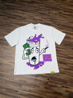 THAT'S A AWFUL LOT OF COUGH SYRUP White Front & Back Graphic T-Shirt ¡ª front