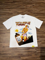 THAT'S A AWFUL LOT OF COUGH SYRUP White Front & Back Graphic T-Shirt ¡ª front