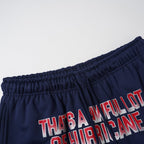 THAT'S A AWFUL LOT OF COUGH SYRUP Navy Graphic Shorts ¡ª detail