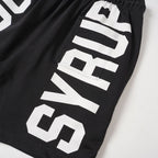 THAT'S A AWFUL LOT OF COUGH SYRUP Black Graphic Shorts ¡ª detail