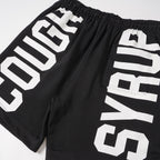 THAT'S A AWFUL LOT OF COUGH SYRUP Black Graphic Shorts ¡ª detail