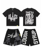 THAT'S A AWFUL LOT OF COUGH SYRUP Paris Eiffel Graphic Short-Sleeve Set ¡ª front