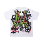 MAJESTIK Distressed Rhinestone Graphic Short-Sleeve T-Shirt ¡ª back