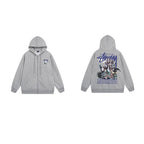Stussy Hoodie Zip-Up Cardigan Fleece Hooded Sweater