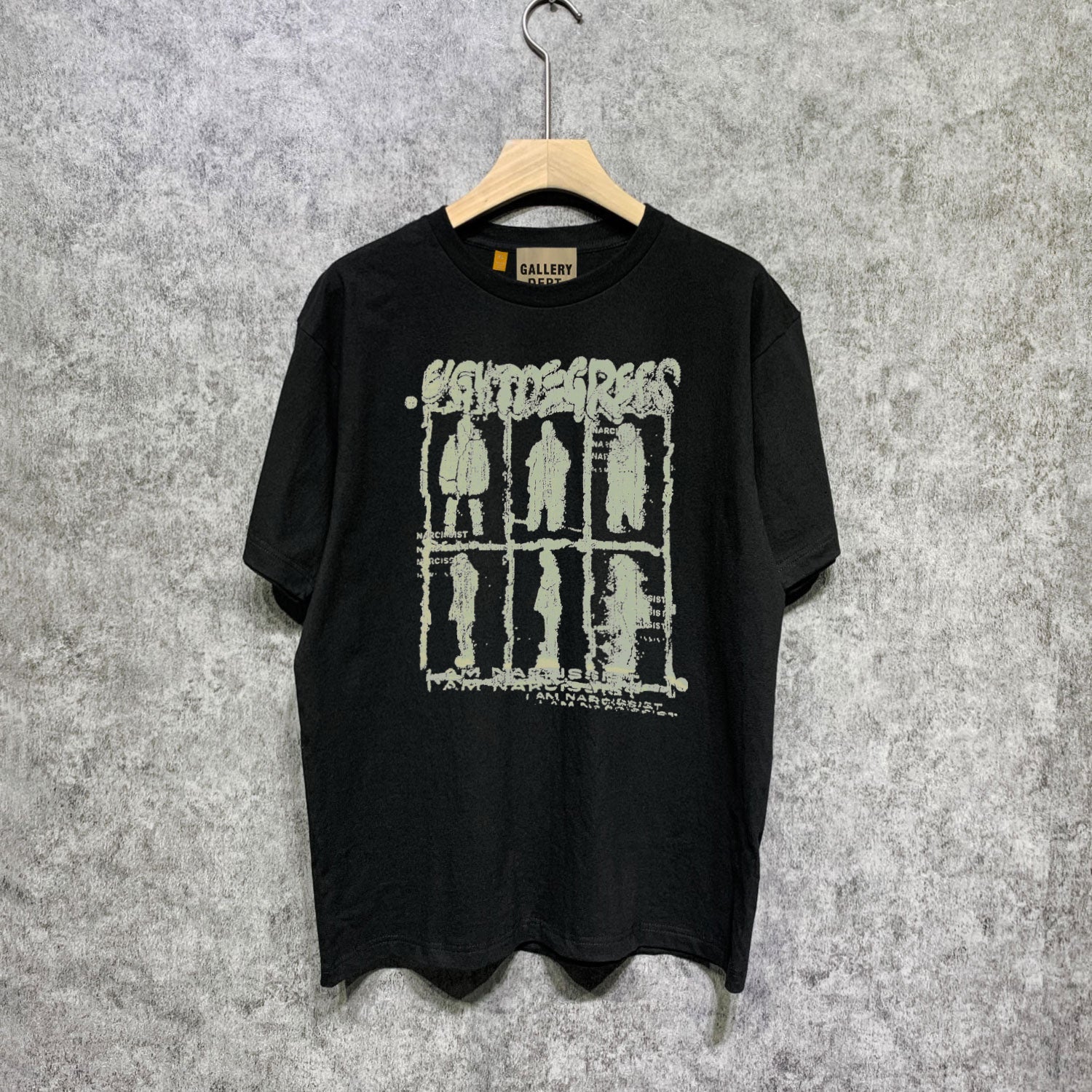 Gallery Dept T Shirt Retro Printed Loose Short-Sleeved Shirt