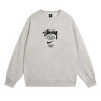 Stussy Sweatshirts Autumn/Winter Fleece Couple Sweatshirts