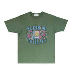 Rhude T-shirts Printed Trendy Pure Cotton