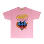 Gallery Dept T Shirt Retro Printed Loose Short-Sleeved Shirt