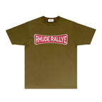 Rhude T-shirts Printed Trendy Pure Cotton