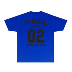Rhude T-shirts Printed Trendy Pure Cotton