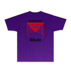 Rhude T-shirts Printed Trendy Pure Cotton