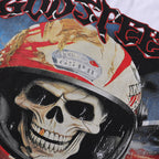 Godspeed T-shirts Skull Astronaut Print Cotton Casual Short Sleeve Men and Women