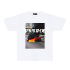 PURPLE  fashion T-shirt