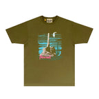 Gallery Dept T Shirt Retro Printed Loose Short-Sleeved Shirt