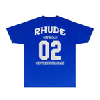 Rhude T-shirts Printed Trendy Pure Cotton