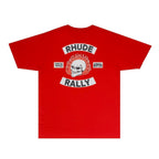 Rhude T-shirts Printed Trendy Pure Cotton