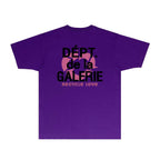 Gallery Dept T Shirt Retro Printed Loose Short-Sleeved Shirt