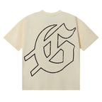 Godspeed T-shirts Skateboard Skull Junior Print Cotton Casual Short Sleeve Men and Women