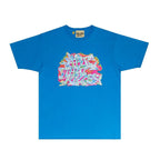 Gallery Dept T Shirt Retro Printed Loose Short-Sleeved Shirt