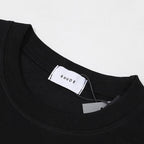 Rhude T-shirts Racing Tire Change Scene Printed Cotton Casual Short Sleeves Men and Women