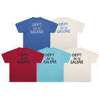 Gallery Dept T-Shirt Alphabet Slogan Short Sleeve T-Shirt