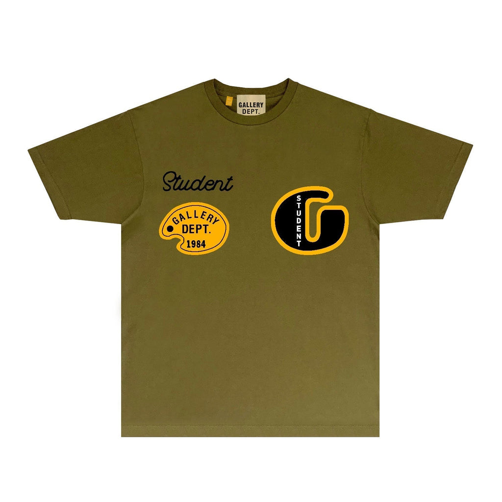 Gallery Dept T Shirt Retro Printed Loose Short-Sleeved Shirt (part2)