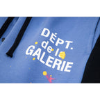 Gallery Dept Sweatpants Hand-painted ink-splashing contrasting casual trousers