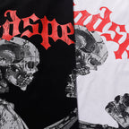 Godspeed T-shirts Technology Gaze Skull Printing Cotton Casual Short Sleeve Men and Women