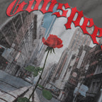 Godspeed T-shirts Street View Rose Print Cotton Casual Short Sleeve Men and Women
