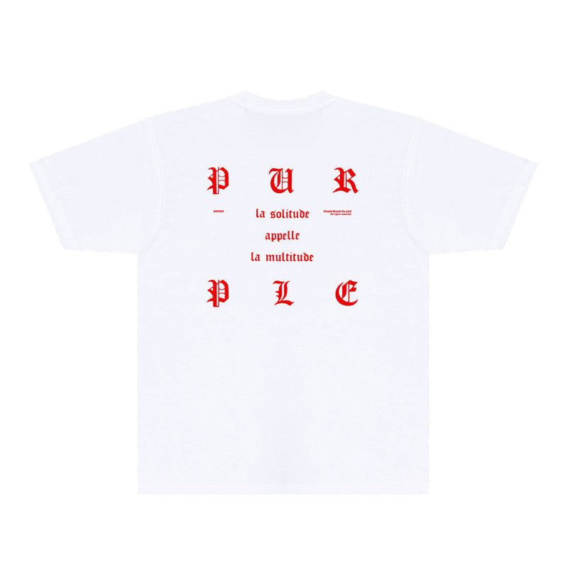 PURPLE  fashion T-shirt