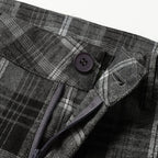 Denim Tears Long-Sleeved Shirt & Suit Pants 2 Piece Set Kapok Plaid