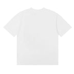 Rhude T-shirts Racing Tire Change Scene Printed Cotton Casual Short Sleeves Men and Women