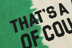 THAT'S A AWFUL LOT OF COUGH SYRUP Tri-Panel Graphic T-Shirt ¡ª detail