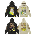 THAT'S A AWFUL LOT OF COUGH SYRUP Stings Character Graphic Hoodie ¡ª comparison