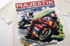 MAJESTIK Motorcycle World Tour Graphic T-Shirt ¡ª detail