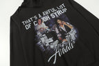 THAT'S A AWFUL LOT OF COUGH SYRUP Photo Graphic Pullover Hoodie ¡ª detail